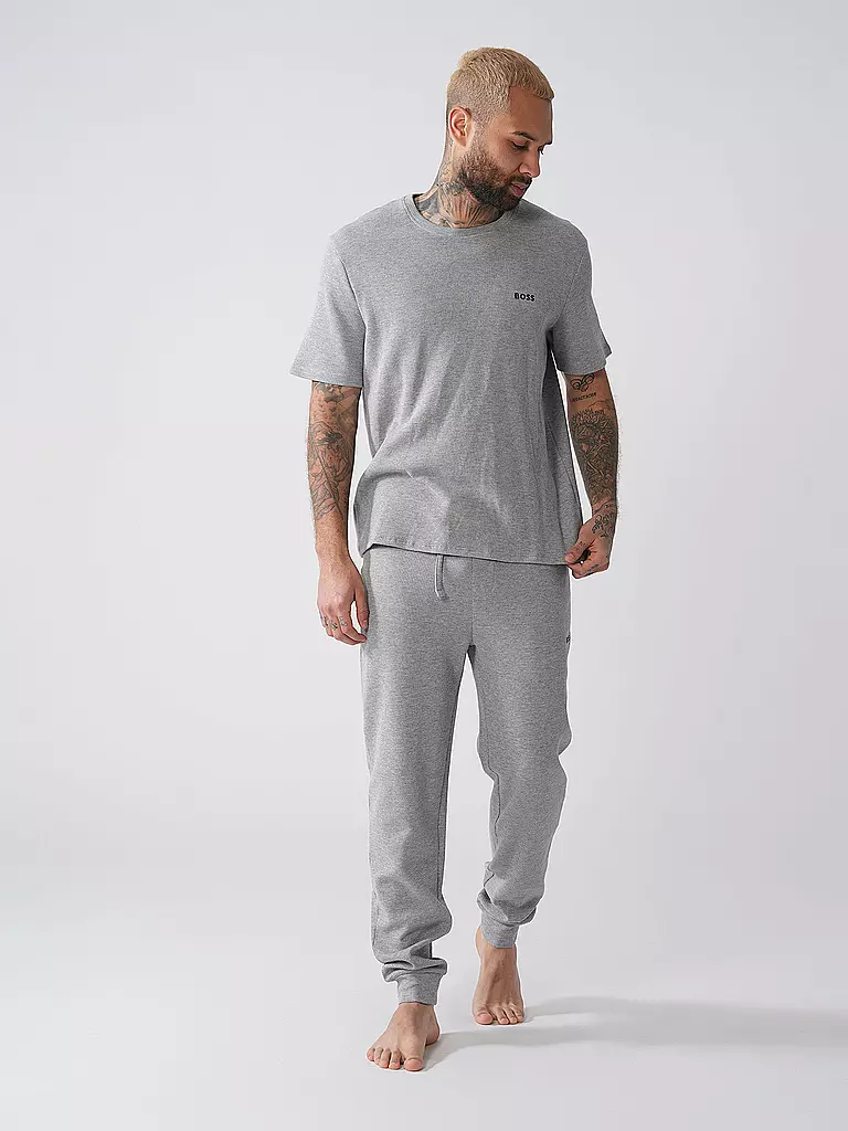 BOSS | Camiseta de estar en casa | Gris