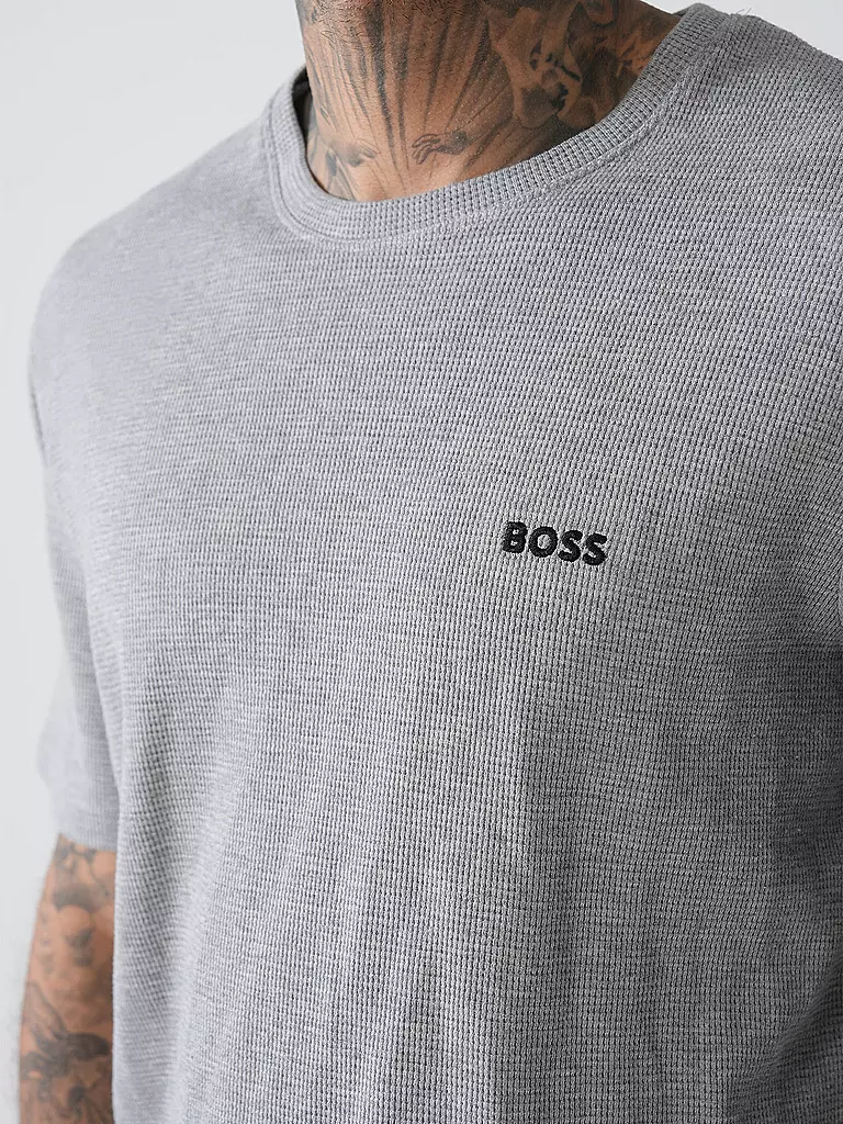 BOSS | Camiseta de estar en casa | Gris