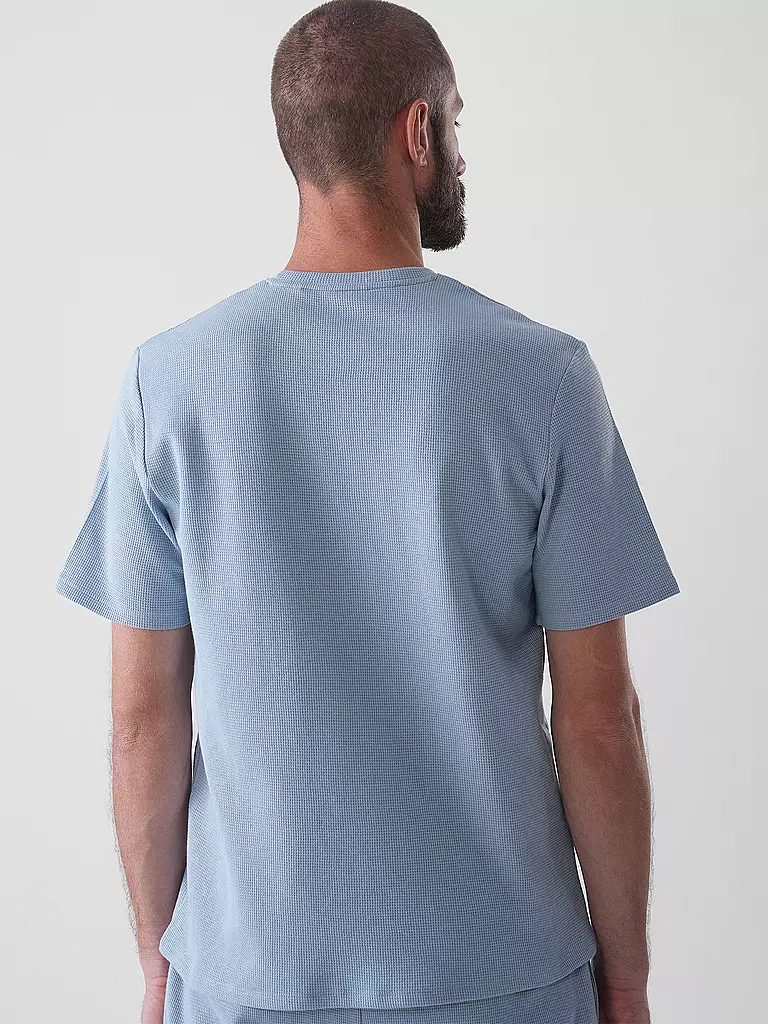 BOSS | Camiseta de estar en casa | Azul claro