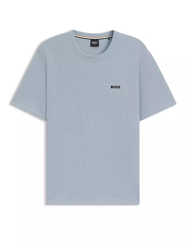 BOSS | Camiseta de estar en casa | Azul claro