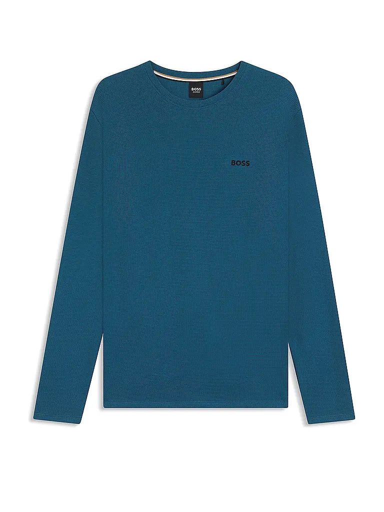 BOSS | Camiseta de estar en casa | Azul