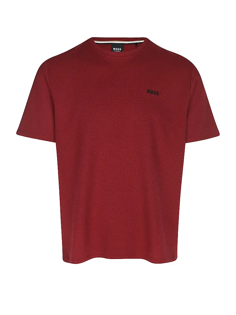 BOSS | Camiseta Loungewear | Rojo oscuro