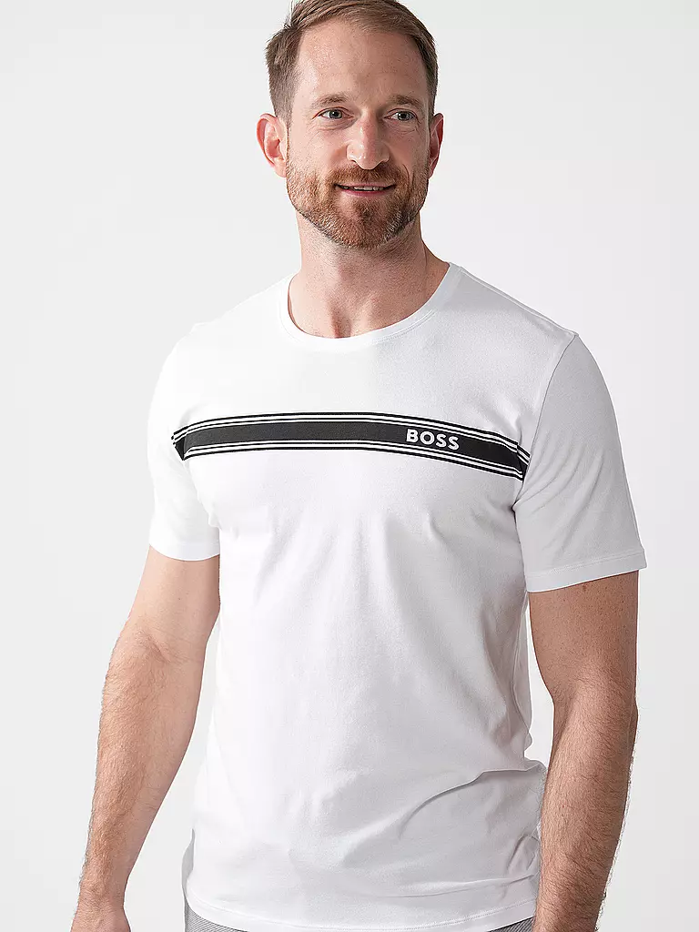 BOSS | Camiseta Loungewear | Blanco