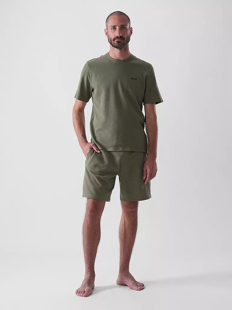 BOSS | Camiseta Loungewear | Oliva