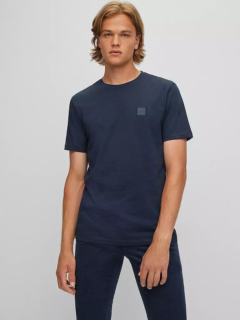 BOSS | Camiseta Relaxed Fit TALES | Azul