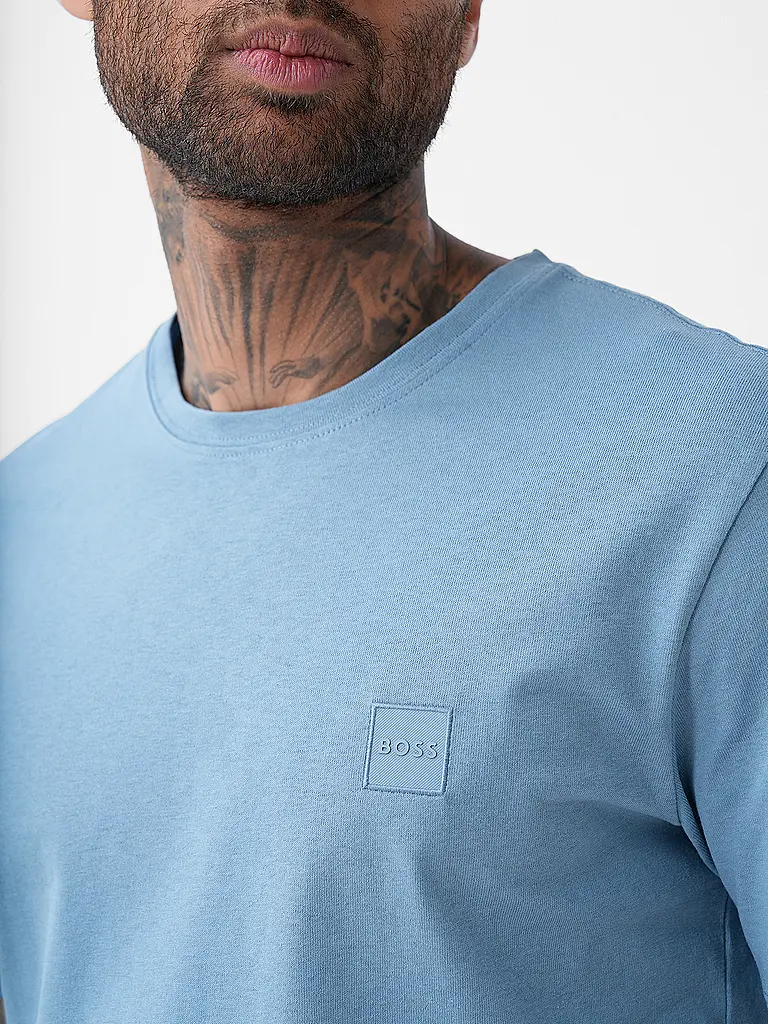 BOSS | Camiseta Relaxed Fit TALES | Azul claro