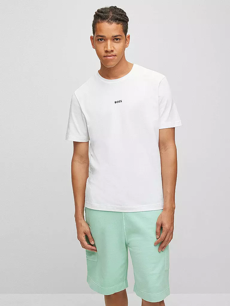 BOSS | Camiseta Relaxed Fit TCHUP | Blanco