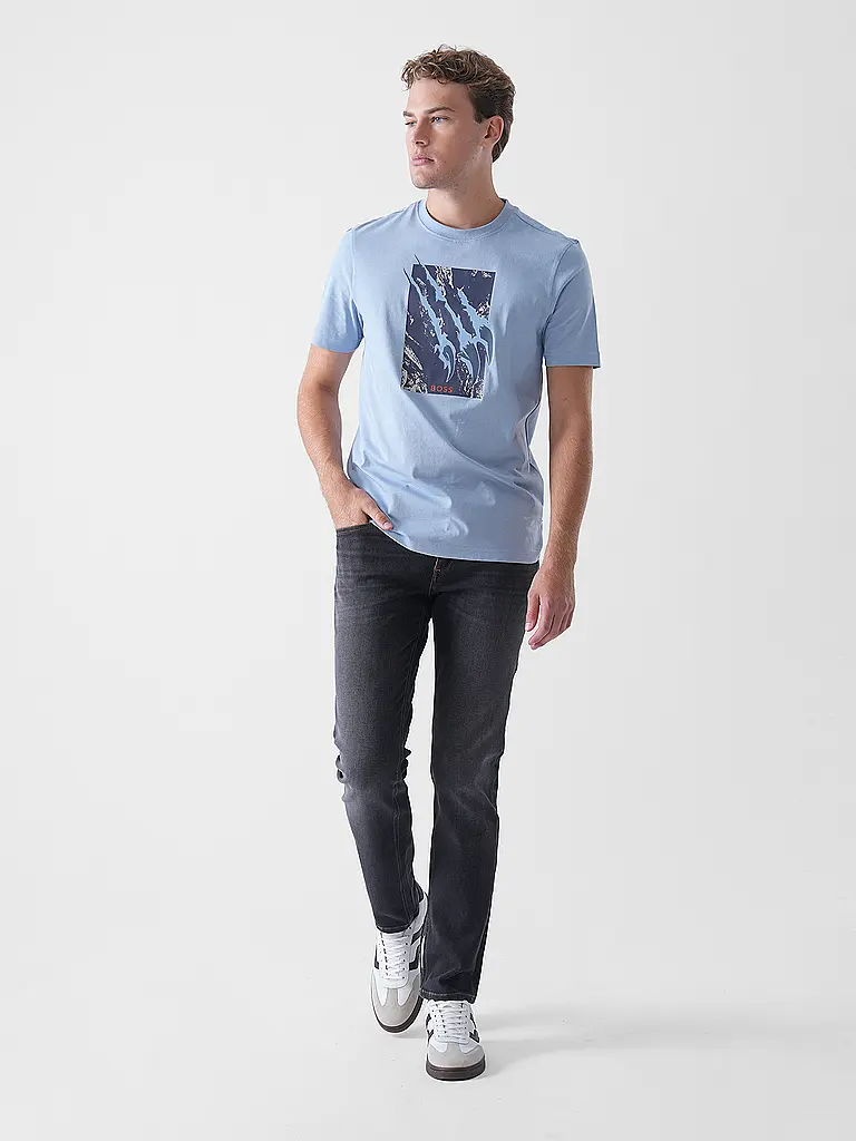 BOSS | Camiseta TE_ANIMALI | Azul claro
