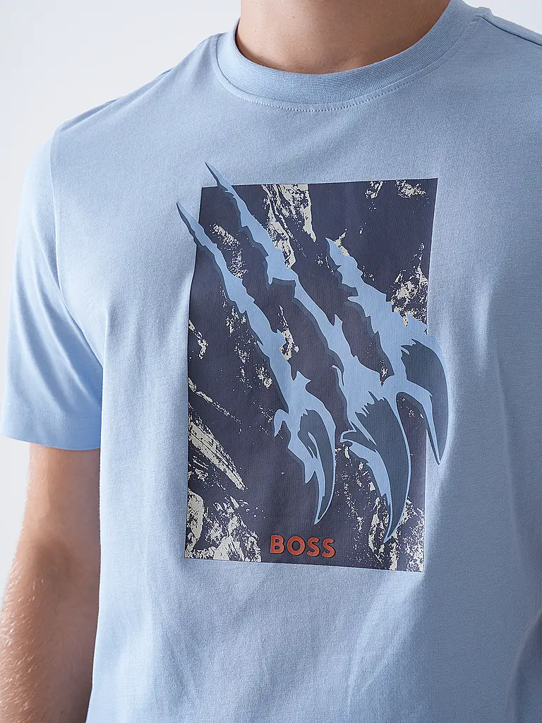 BOSS | Camiseta TE_ANIMALI | Azul claro