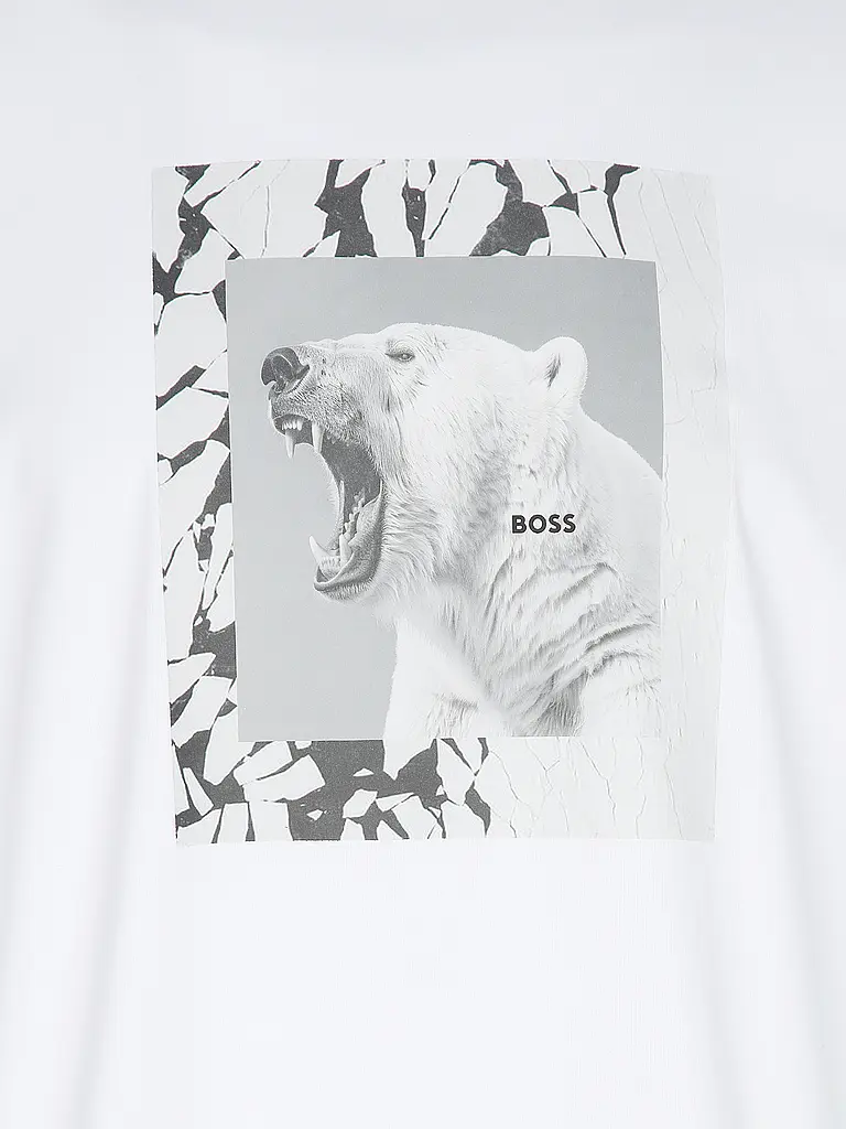 BOSS | Camiseta TE_LUPO | Blanco
