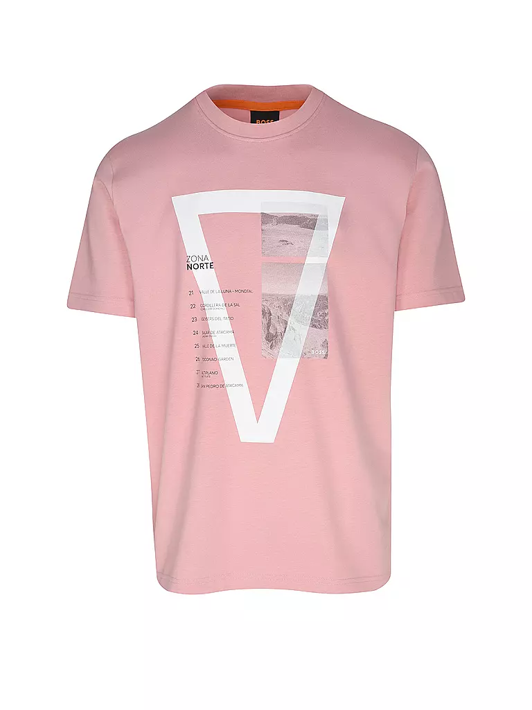 BOSS | Camiseta TE_ONTHEWAY | Rosa