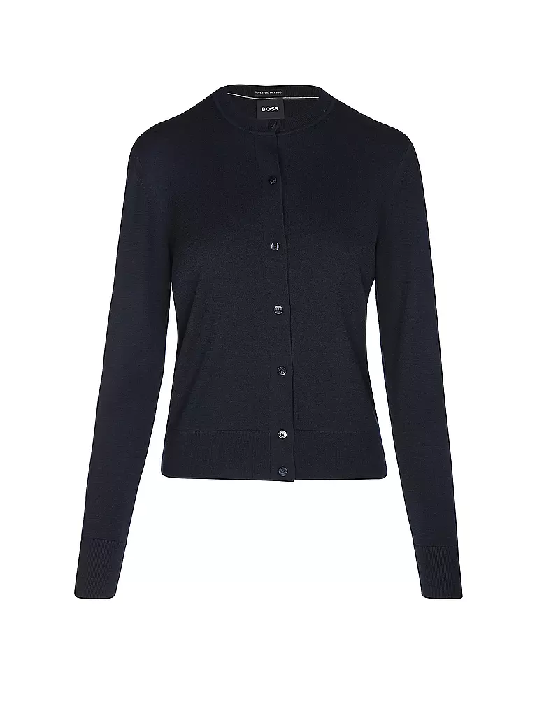 BOSS | Cardigan FADENASI | Azul oscuro
