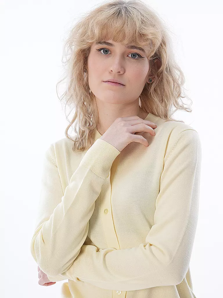 BOSS | Cardigan FADENASI | Amarillo