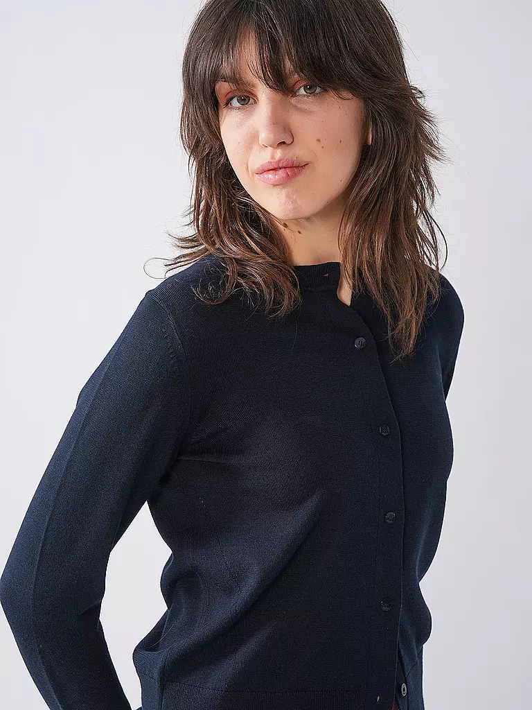 BOSS | Cardigan FADENASI | Azul oscuro