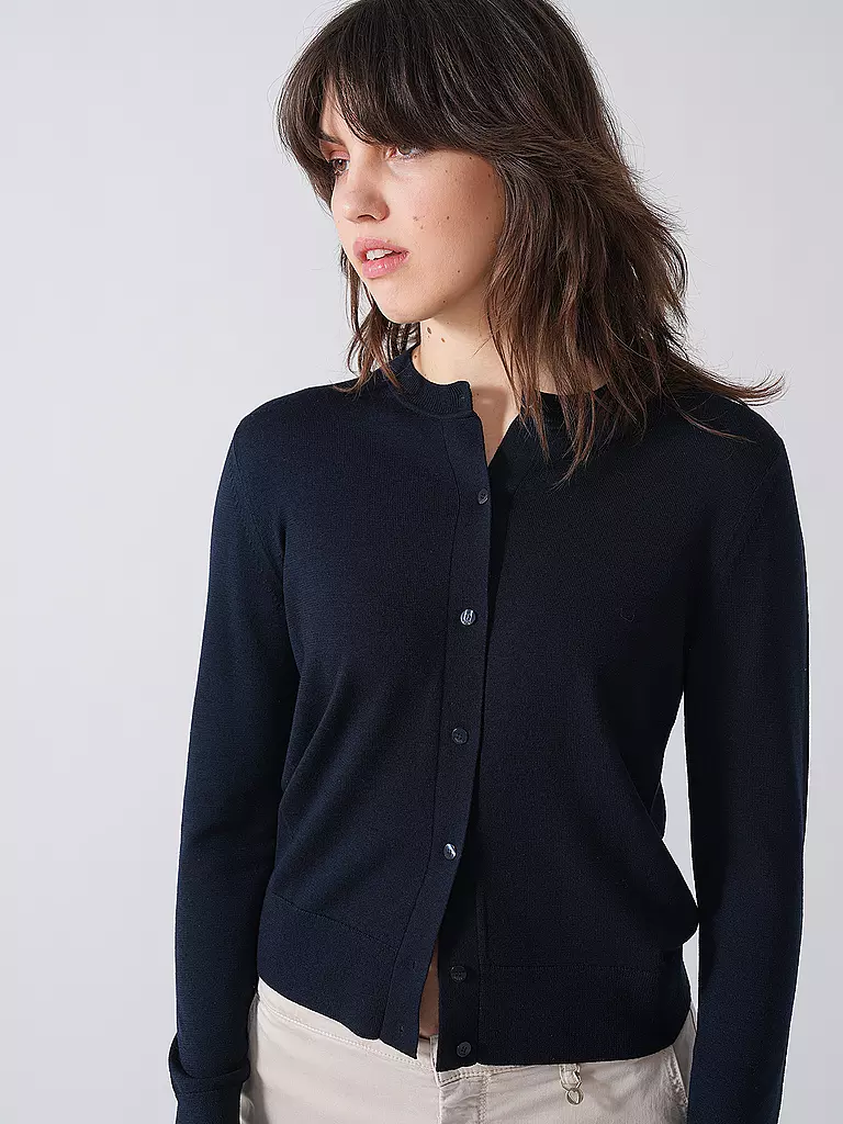 BOSS | Cardigan FADENASI | Azul oscuro
