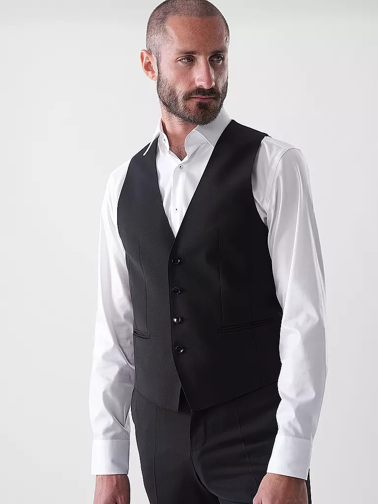 BOSS | Chaleco de traje H-HUGE | Negro