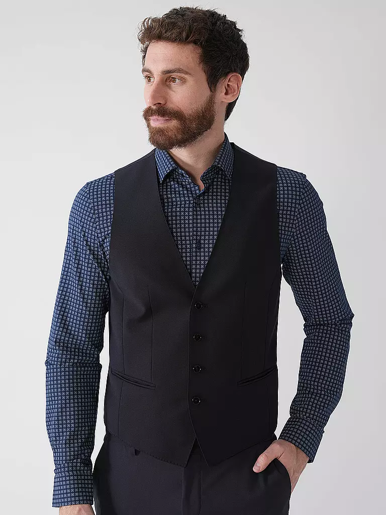 BOSS | Chaleco de traje H-HUGE | Azul oscuro