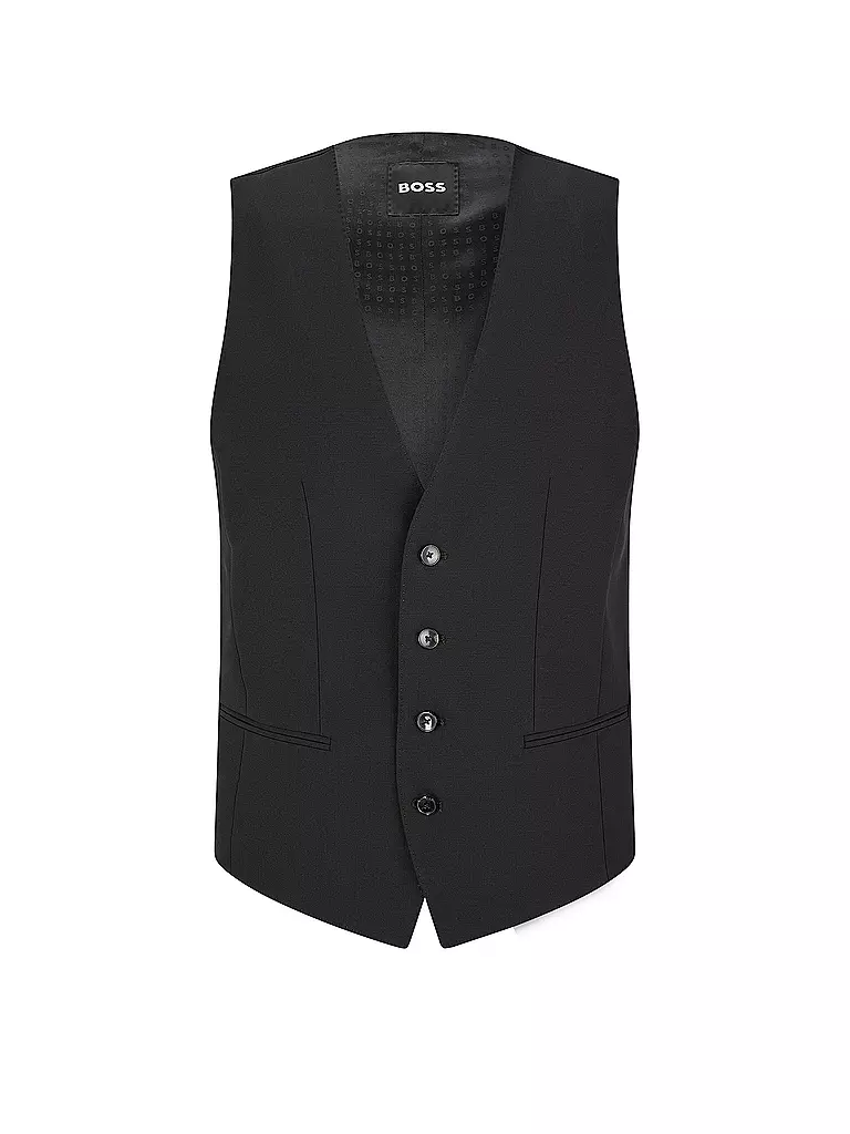 BOSS | Chaleco de traje | Negro