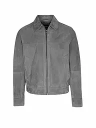 BOSS | Chaqueta de cuero H-MALBANO5 | Gris