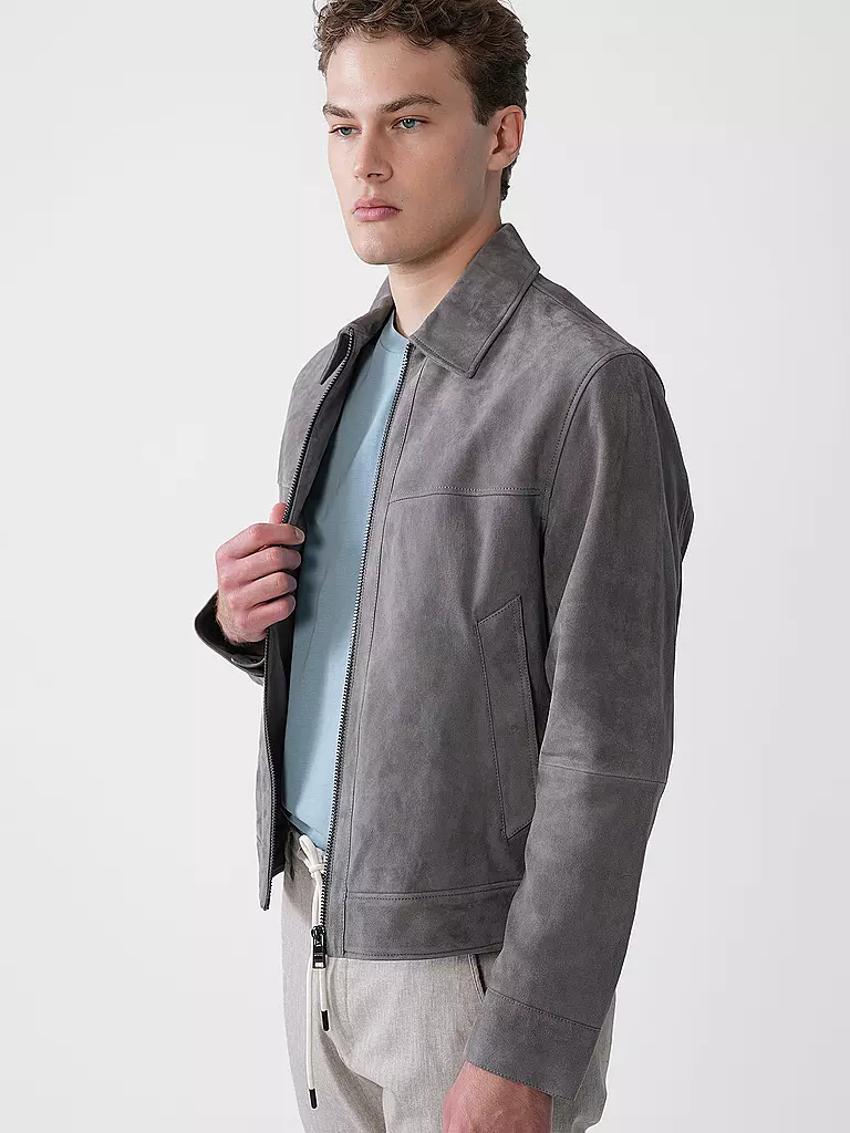 BOSS | Chaqueta de cuero H-MALBANO5 | 