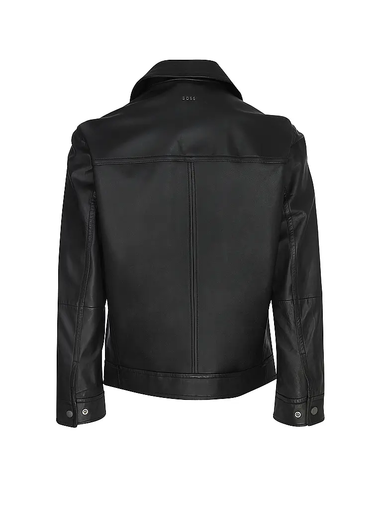 BOSS | Chaqueta de cuero JOREST | 