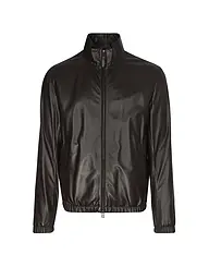 BOSS | Chaqueta de cuero L-MUBUK2 | Marrón