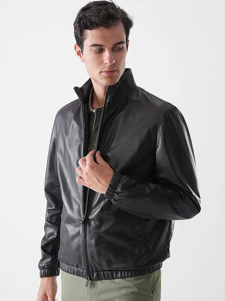 BOSS | Chaqueta de cuero L-MUBUK2 | 