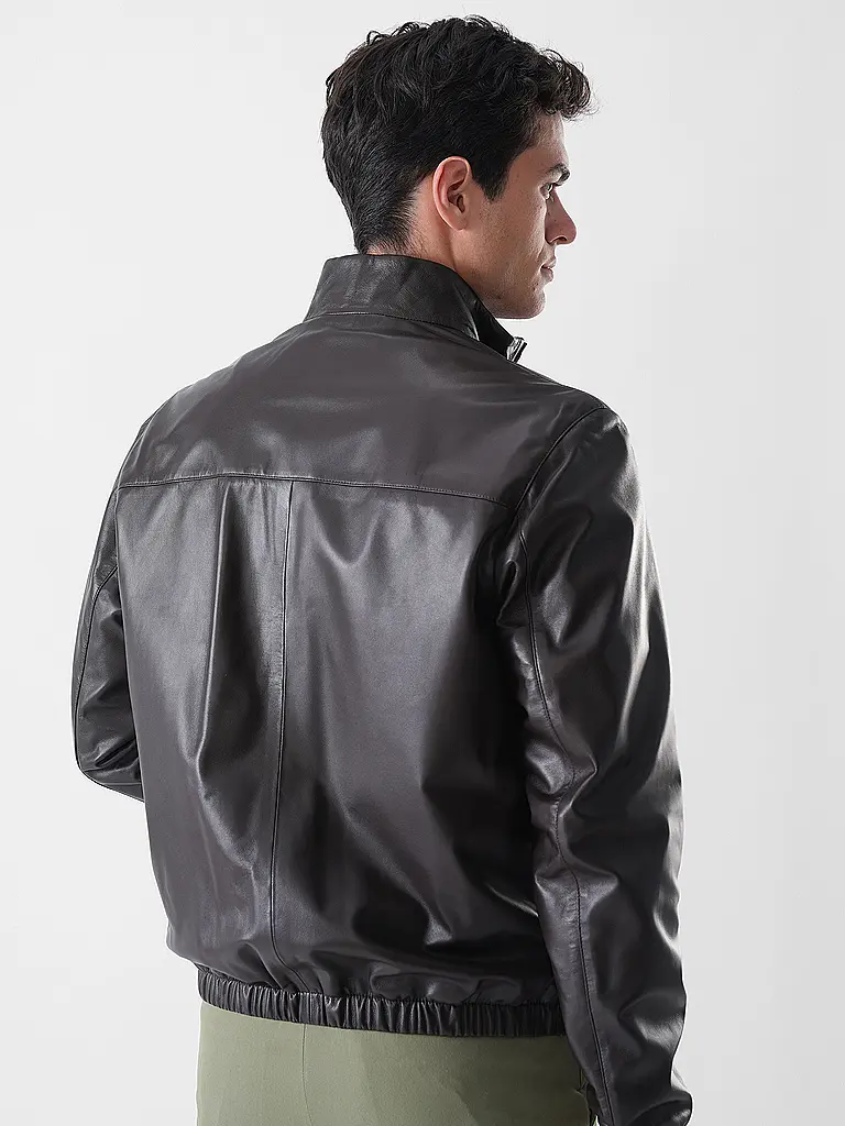 BOSS | Chaqueta de cuero L-MUBUK2 | 