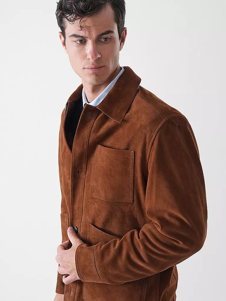BOSS | Chaqueta de cuero | 