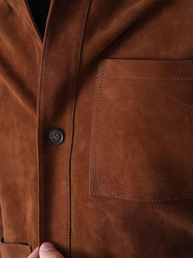 BOSS | Chaqueta de cuero | 