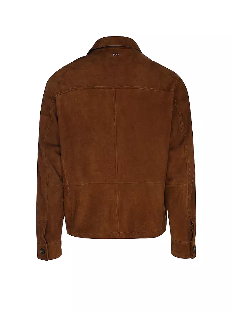 BOSS | Chaqueta de cuero | 