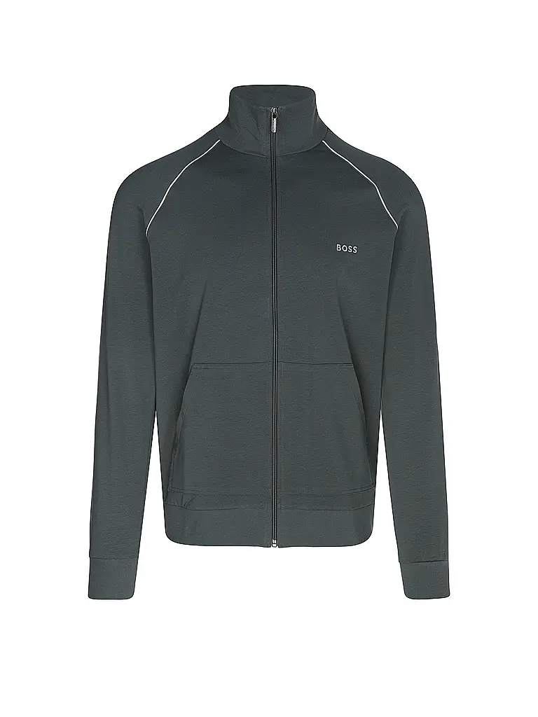 BOSS | Chaqueta Loungewear | Verde oscuro