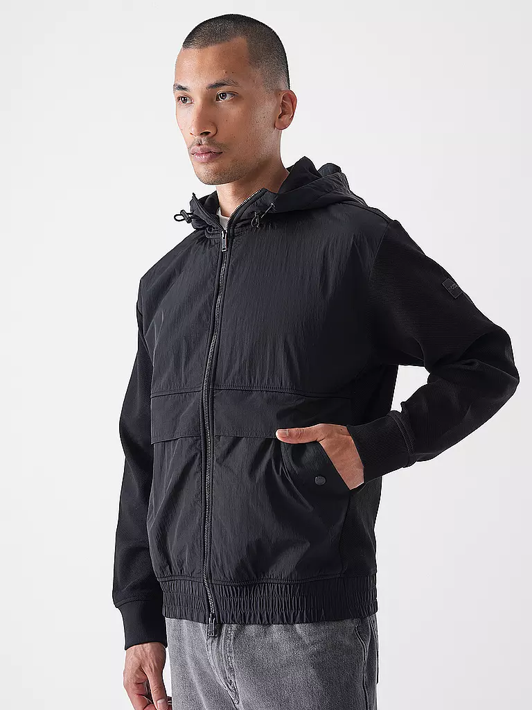 BOSS | Chaqueta ZE__HOOD | Negro