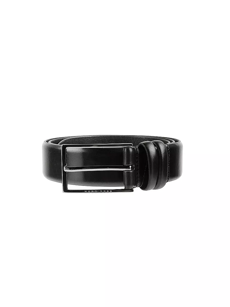 BOSS | Cinturón de cuero CARMELLO | Negro