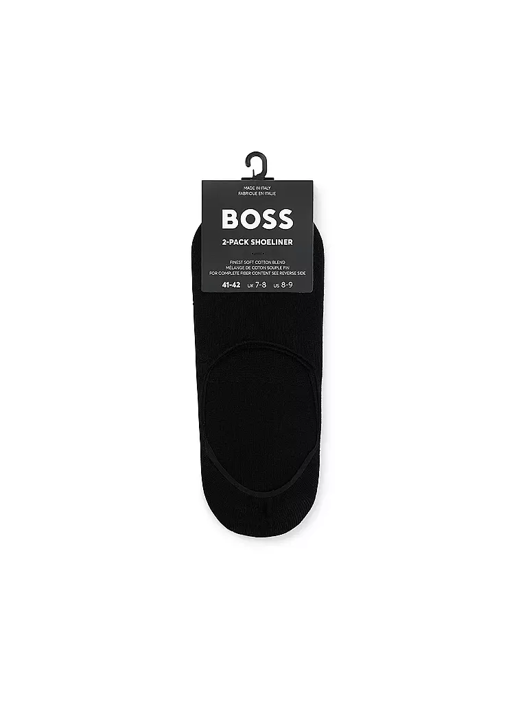 BOSS | Füßlinge 2-er Pkg black | Negro