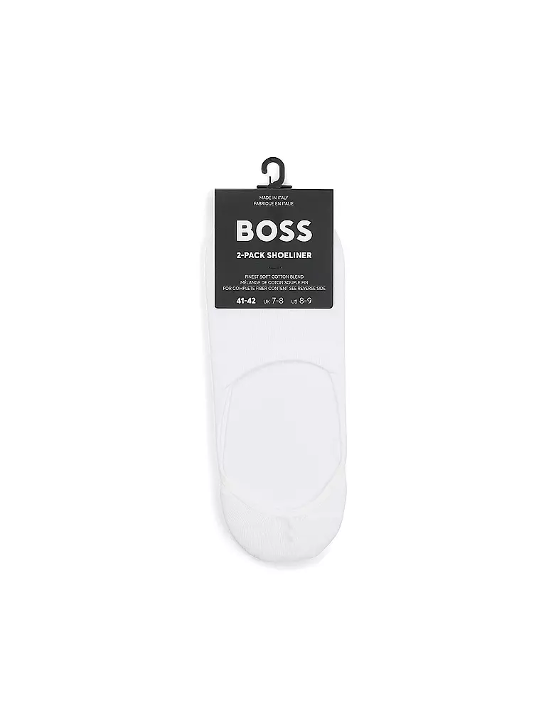 BOSS | Füßlinge 2-er Pkg white | Blanco
