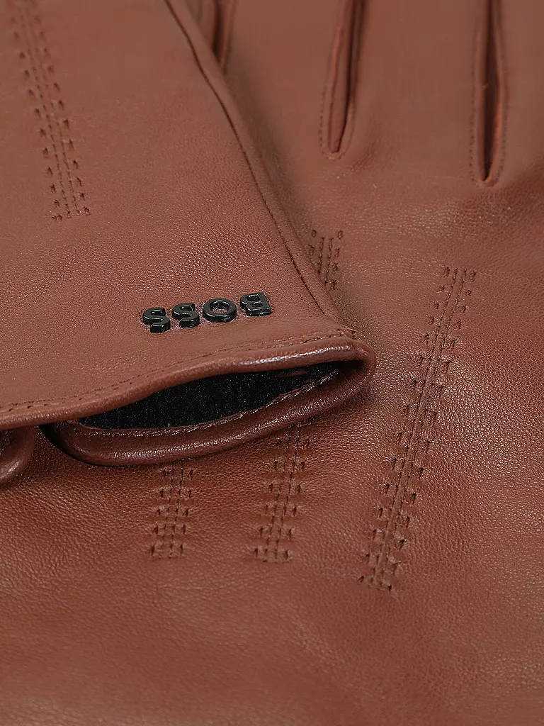 BOSS | Guantes de cuero HAINZ | Camel