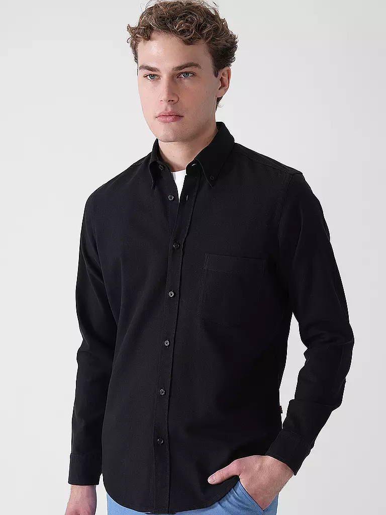 BOSS | Hemd Regular Fit  | Negro