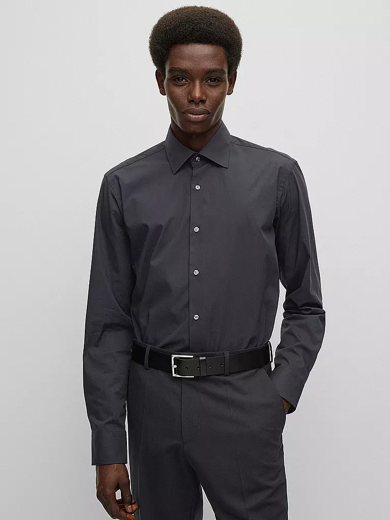 BOSS | Hemd Regular Fit H-JOE  | Negro