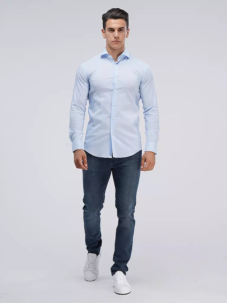 BOSS | Hemd Slim Fit  | Azul claro
