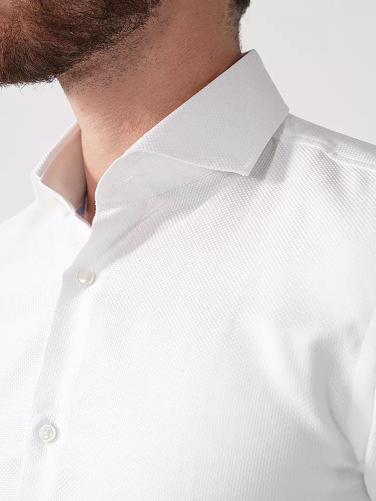 BOSS | Hemd Slim Fit  | Blanco