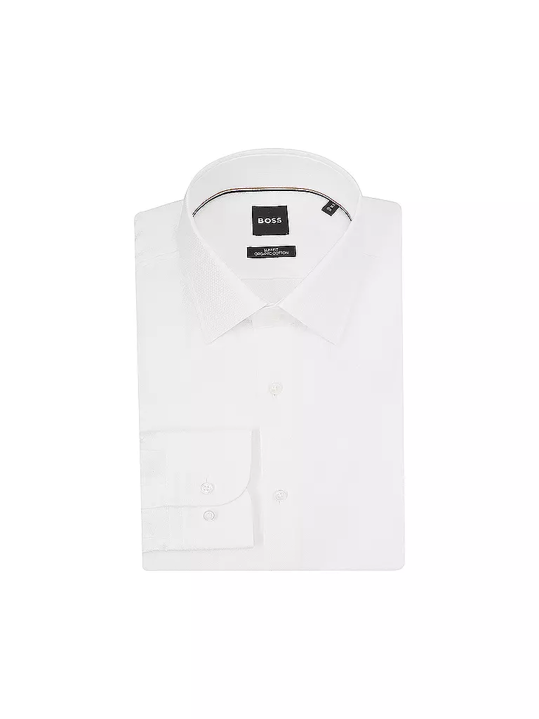BOSS | Hemd Slim Fit HANK  | Blanco
