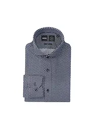 BOSS | Hemd Slim Fit HANK | Azul oscuro