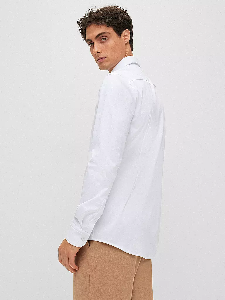 BOSS | Hemd Slim Fit Hank | Blanco