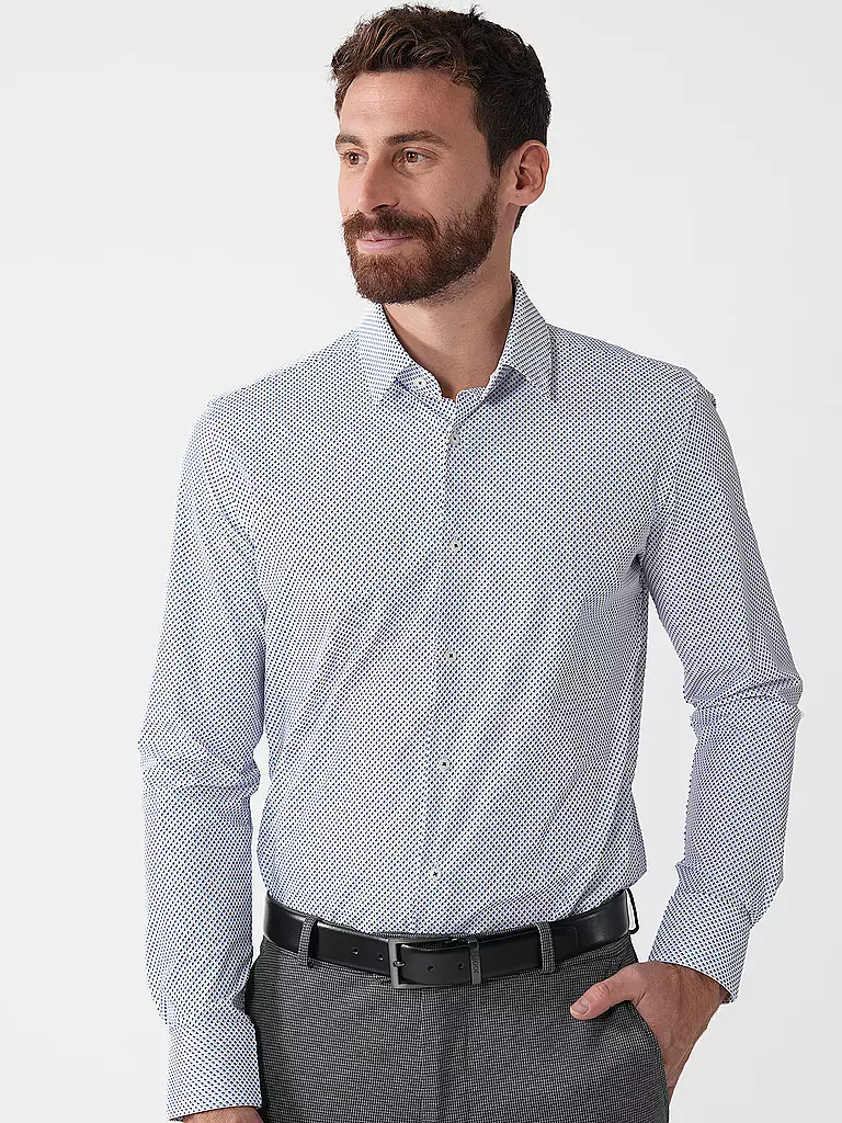 BOSS | Hemd Slim Fit PERFORMANCE | Azul claro