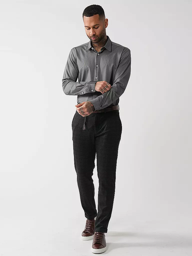 BOSS | Hemd Slim Fit ROAN  | Negro