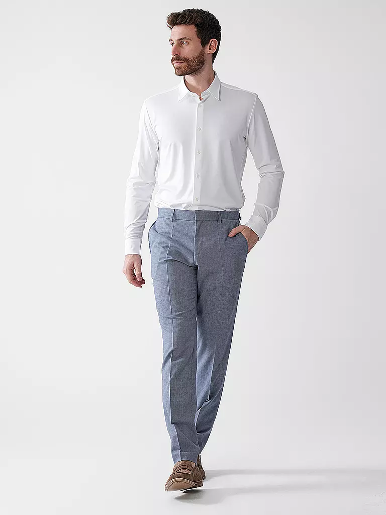 BOSS | Hemd Slim Fit ROAN  | Blanco