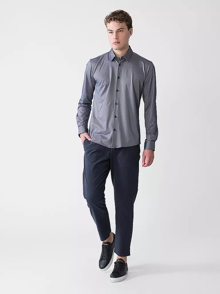 BOSS | Hemd Slim Fit ROAN  | Azul