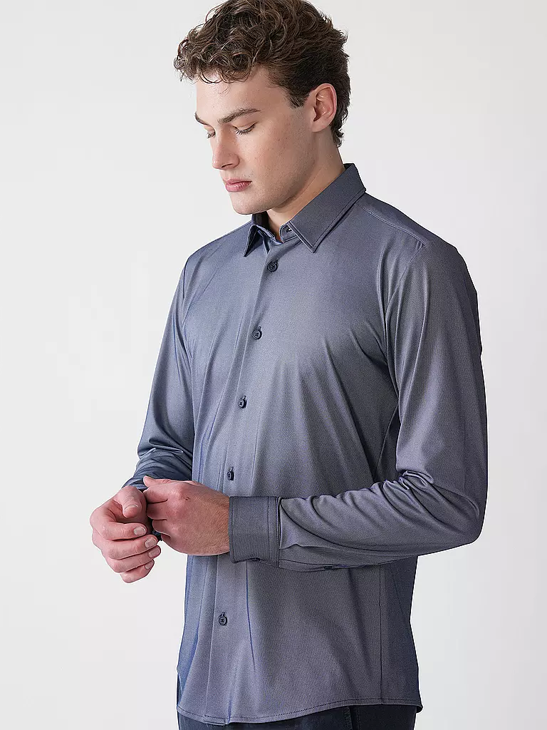 BOSS | Hemd Slim Fit ROAN  | Azul