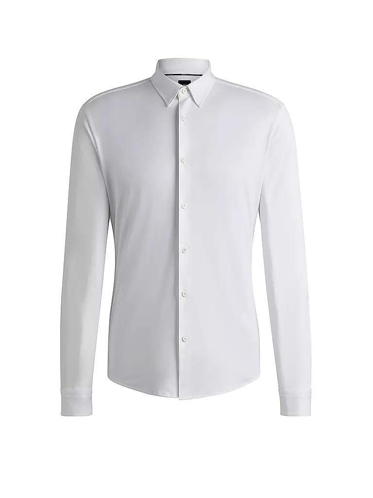 BOSS | Hemd Slim Fit ROAN  | Blanco
